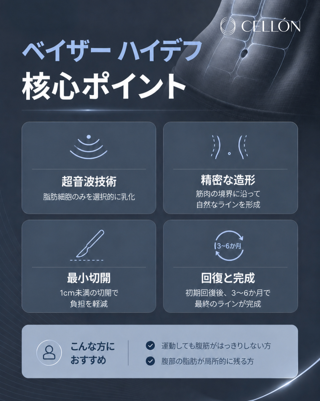 腹筋形成術、本当に効果があるの? VASER Hi-Def完全ガイド