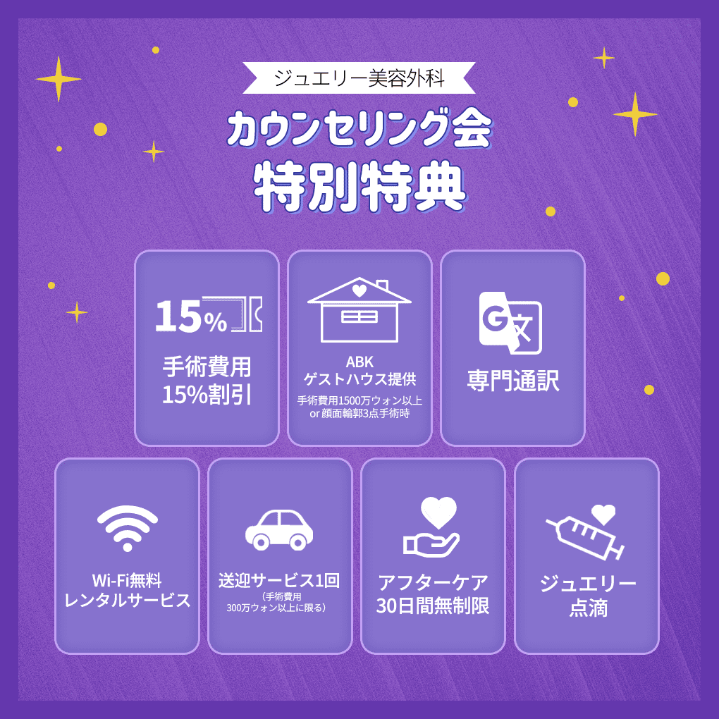 혜택 이미지 | ジュエリー美容外科